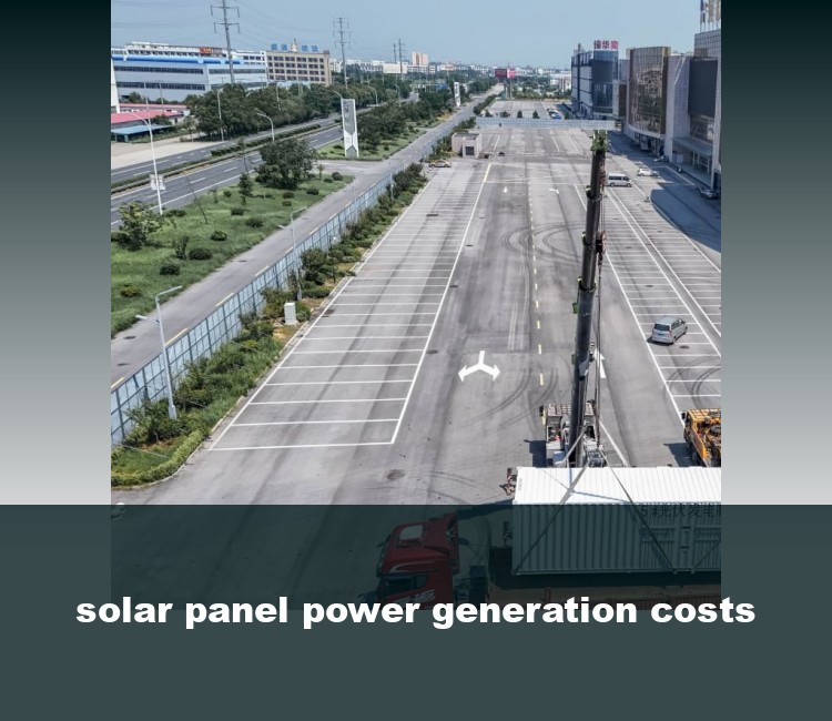 solar panel power generation costs