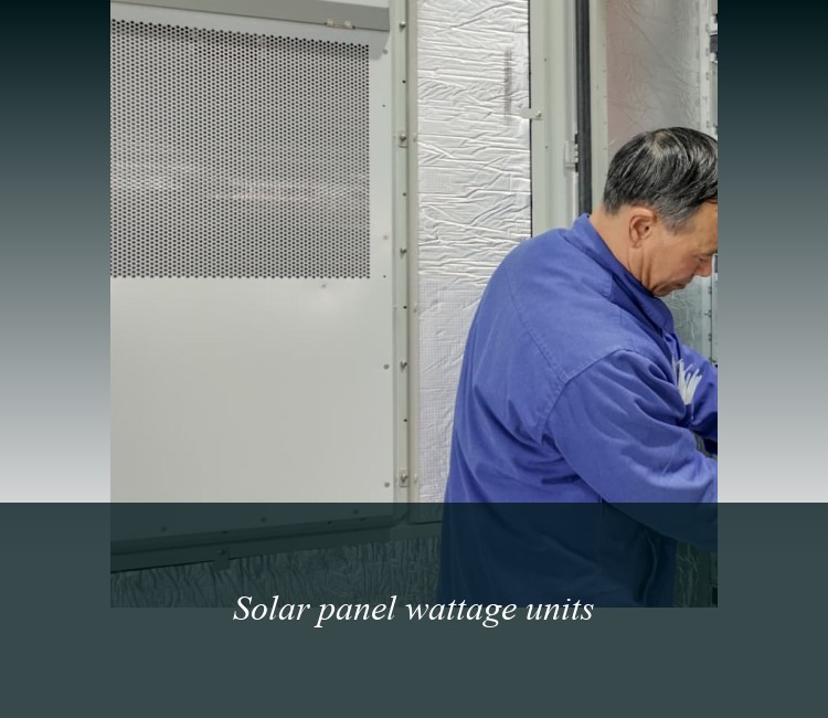 Solar panel wattage units