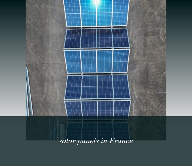 solar panels in France