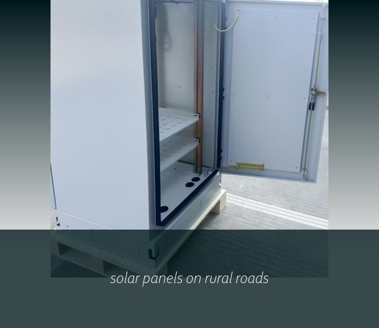 solar panels on rural roads