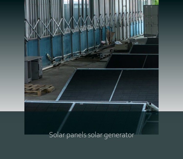 Solar panels solar generator