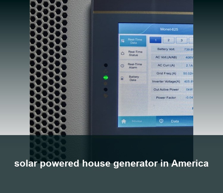 solar powered house generator in America
