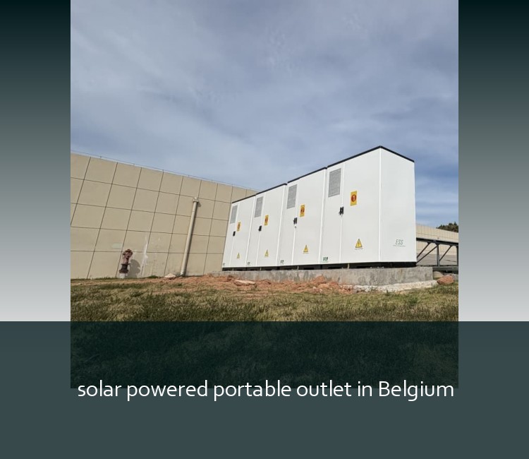 solar powered portable outlet in Belgium