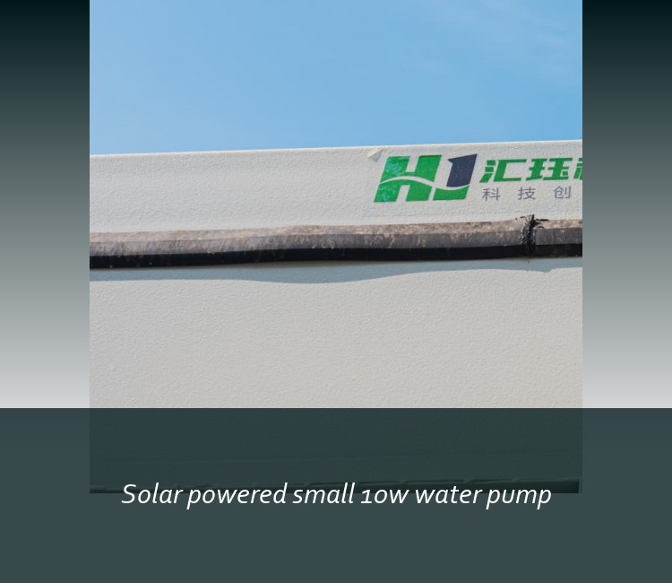 Solar powered small 10w water pump