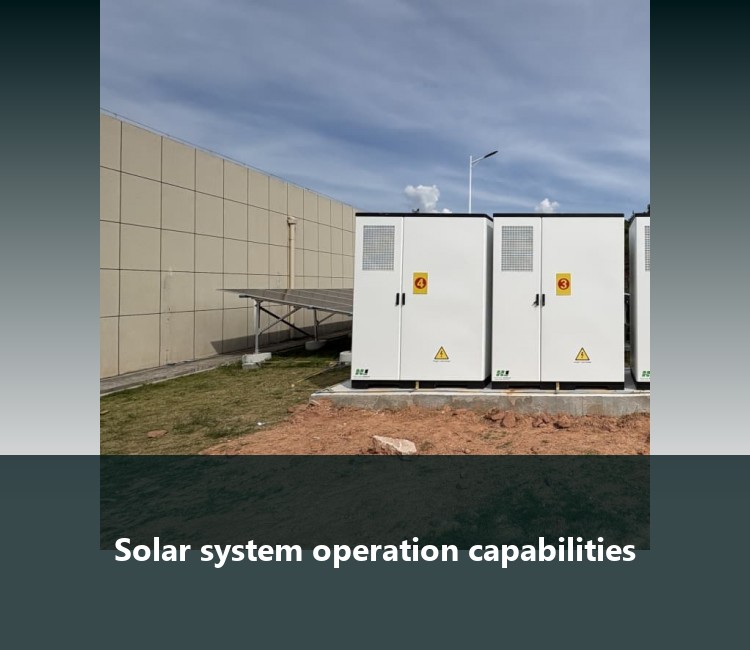 Solar system operation capabilities