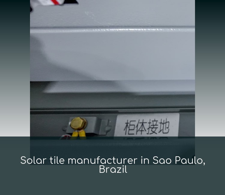 Solar tile manufacturer in Sao Paulo, Brazil