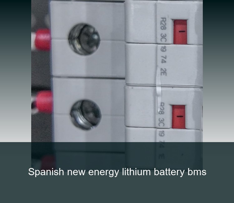 Spanish new energy lithium battery bms