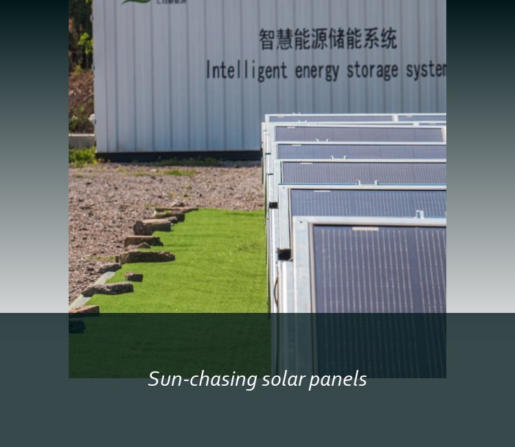 Sun-chasing solar panels