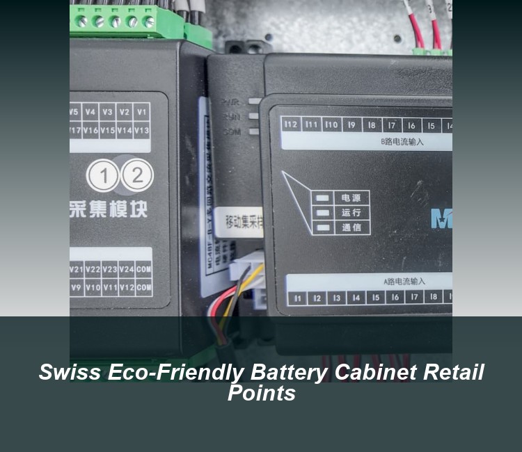 Swiss Eco-Friendly Battery Cabinet Retail Points