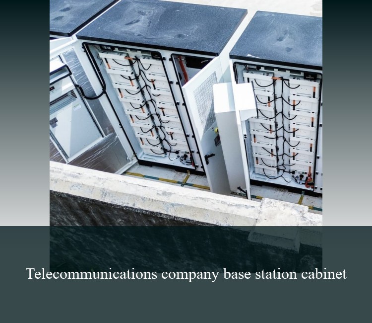 Telecommunications company base station cabinet