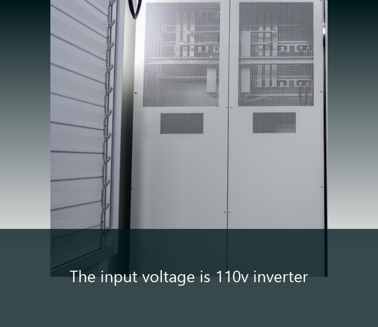 The input voltage is 110v inverter