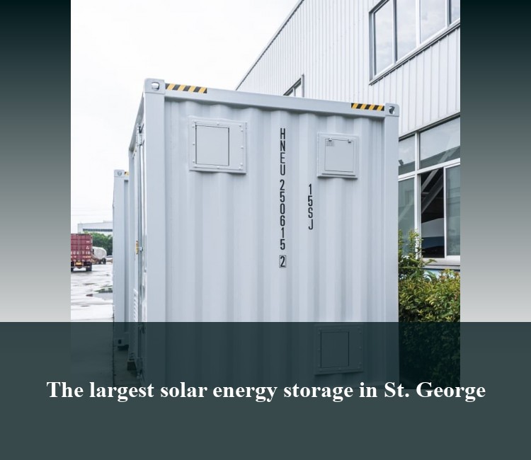 The largest solar energy storage in St. George