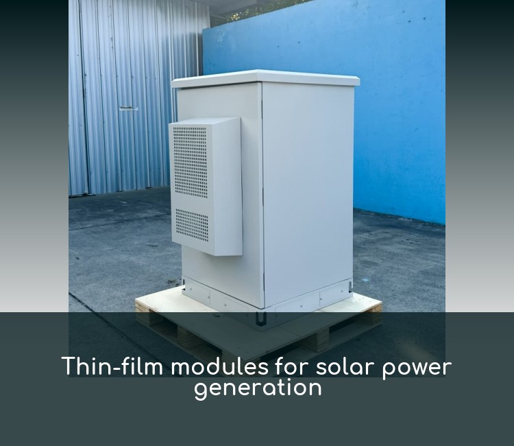 Thin-film modules for solar power generation