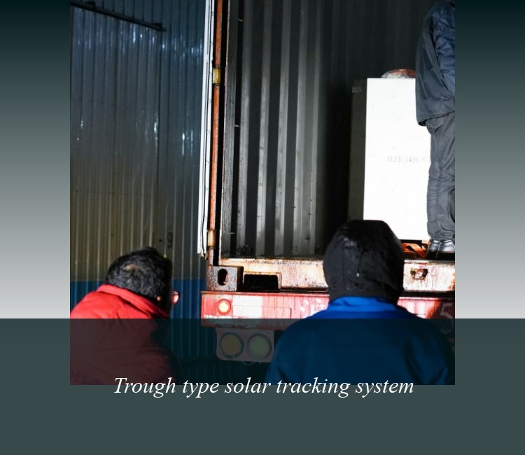 Trough type solar tracking system