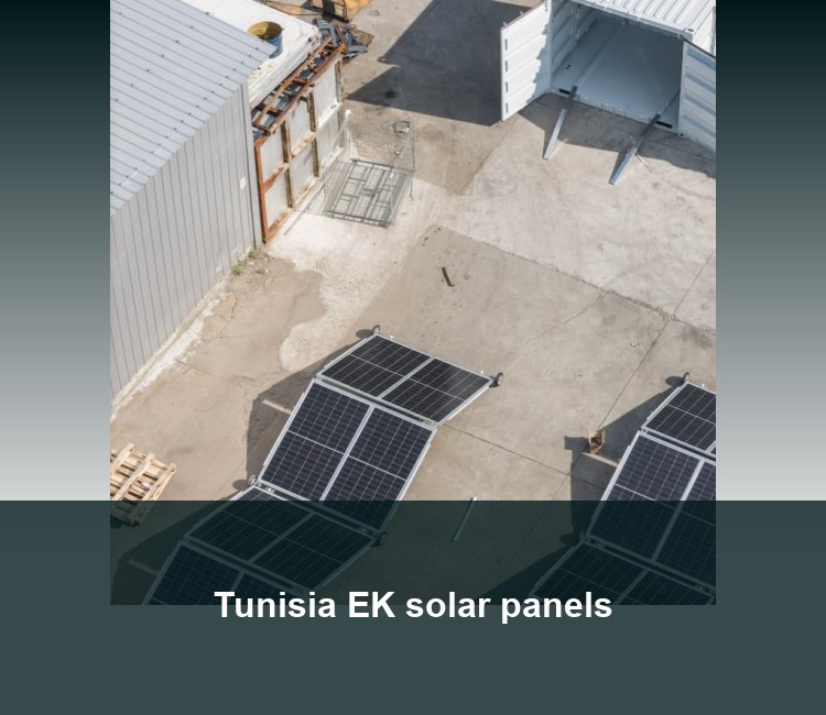 Tunisia EK solar panels