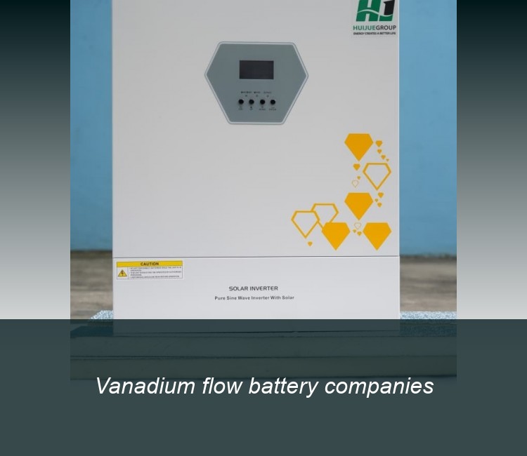Vanadium flow battery companies