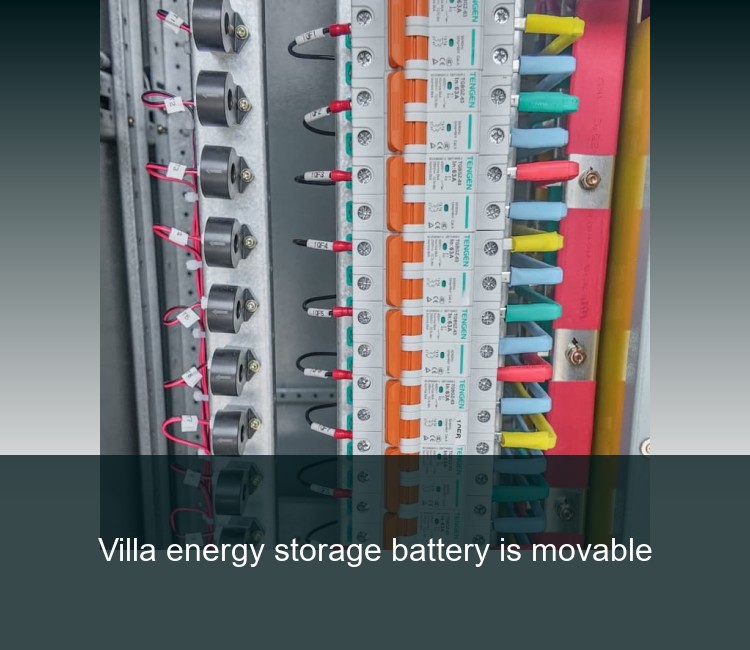 Villa energy storage battery is movable