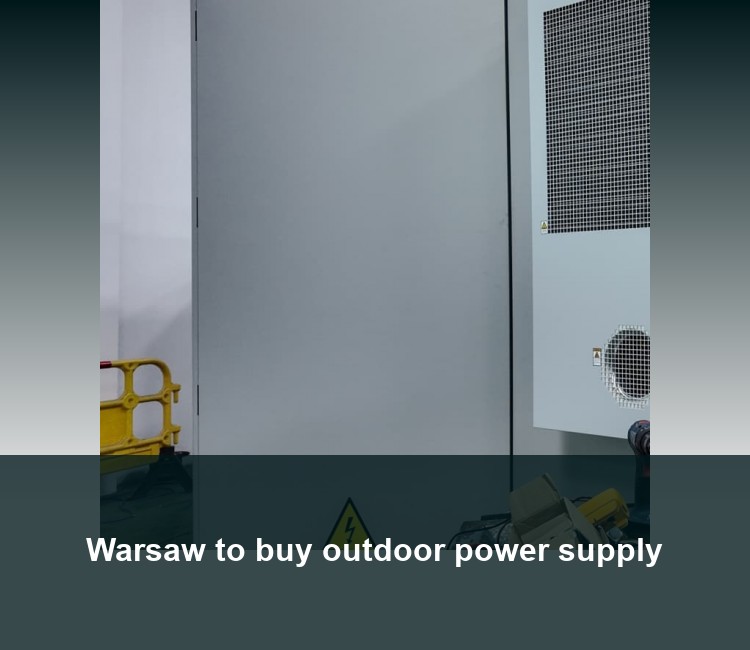 Warsaw to buy outdoor power supply