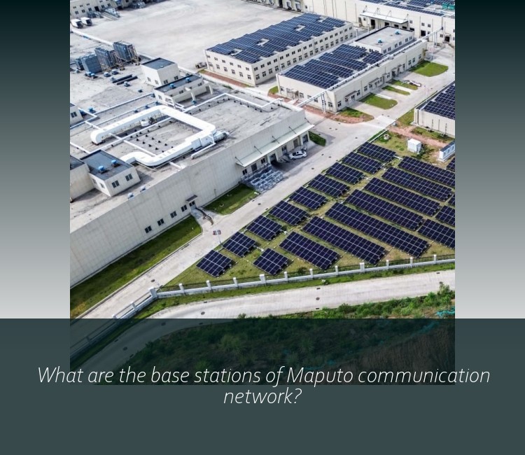 What are the base stations of Maputo communication network?