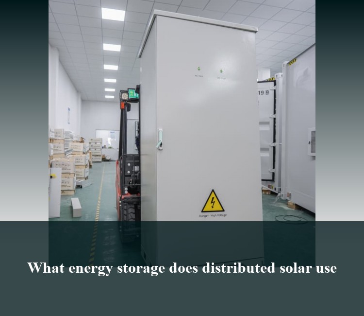 What energy storage does distributed solar use