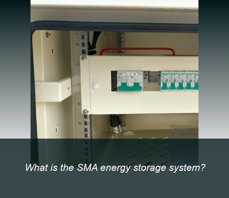 What is the SMA energy storage system?