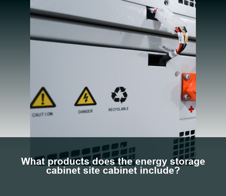 What products does the energy storage cabinet site cabinet include?