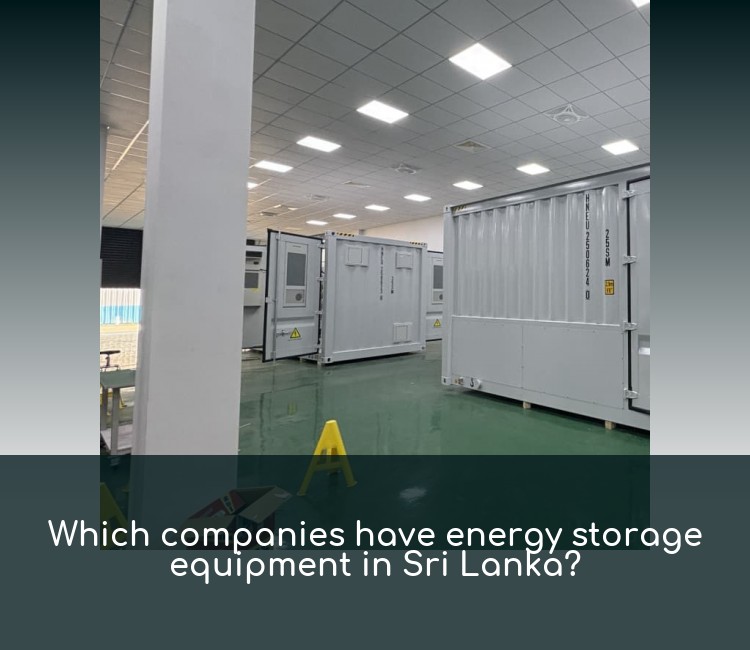 Which companies have energy storage equipment in Sri Lanka?