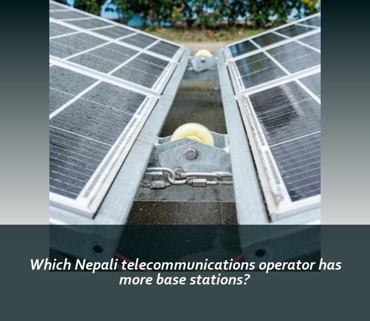 Which Nepali telecommunications operator has more base stations?