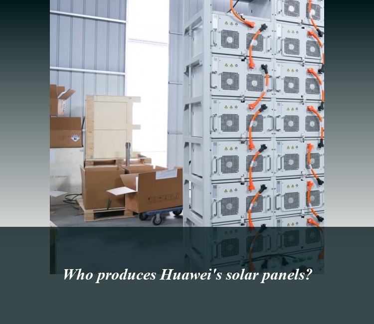 Who produces Huawei's solar panels?