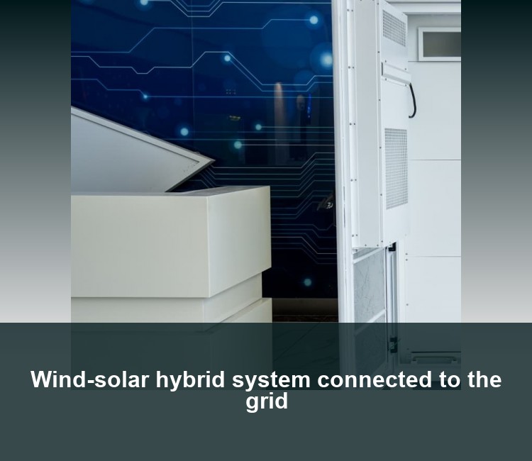 Wind-solar hybrid system connected to the grid