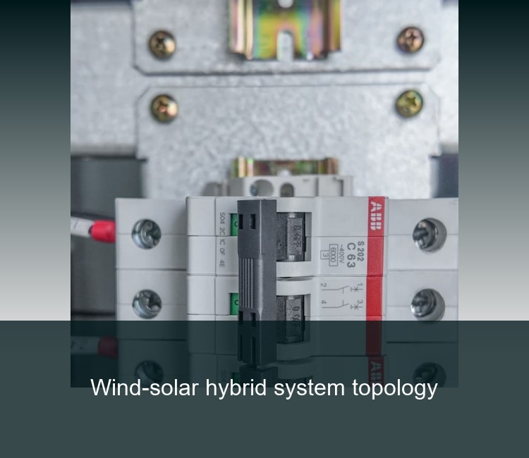 Wind-solar hybrid system topology